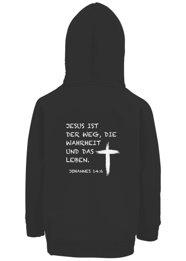 Jesus ist der Weg - Kinder Hoodie Bio