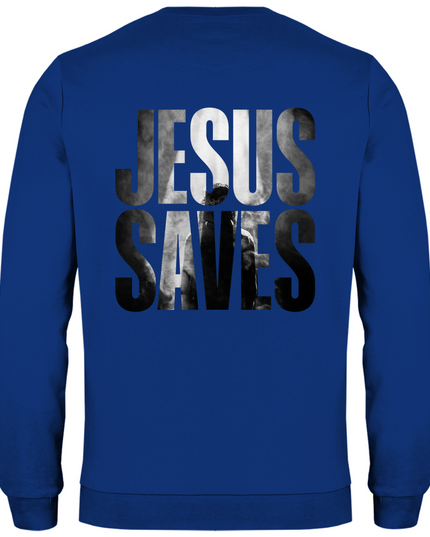 Jesus saves - Herren Sweatshirt