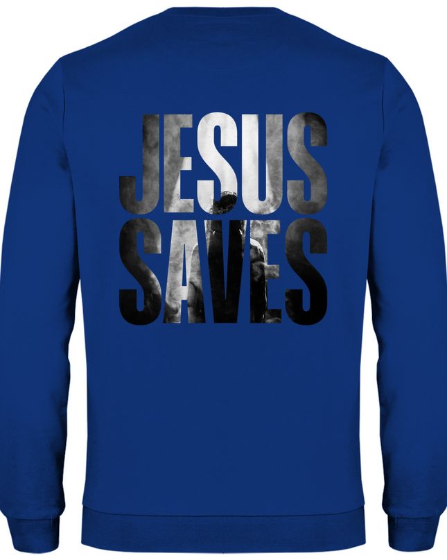 Jesus saves - Herren Sweatshirt