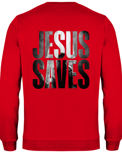 Jesus saves - Herren Sweatshirt
