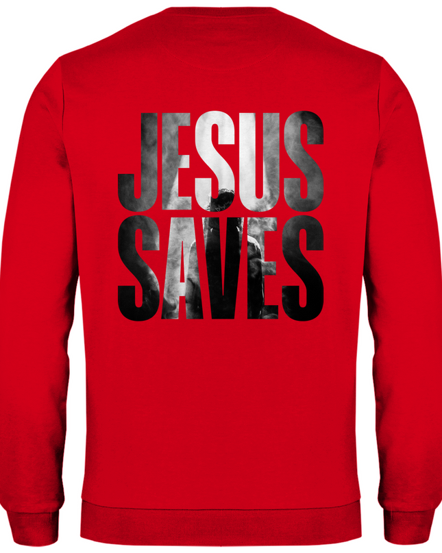 Jesus saves - Herren Sweatshirt