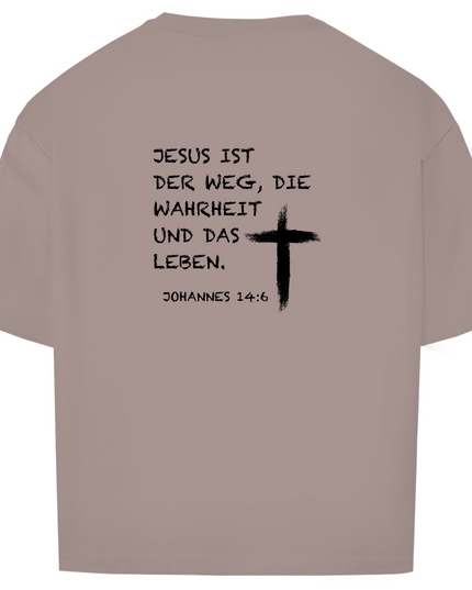 Jesus ist der Weg - Unisex Shirt Oversize