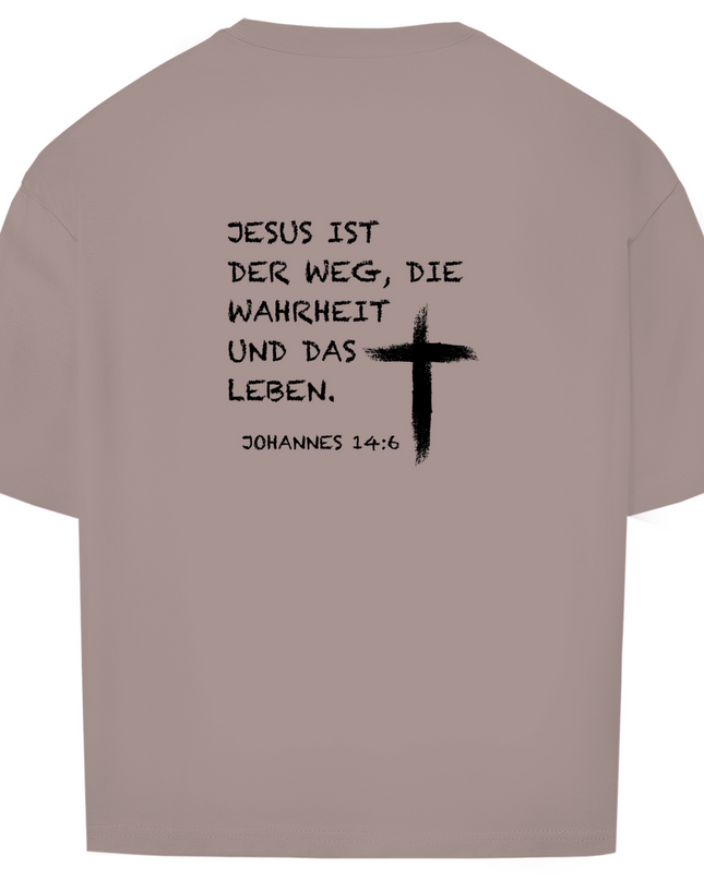 Jesus ist der Weg - Unisex Shirt Oversize