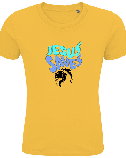 Jesus saves - Kinder Shirt Bio