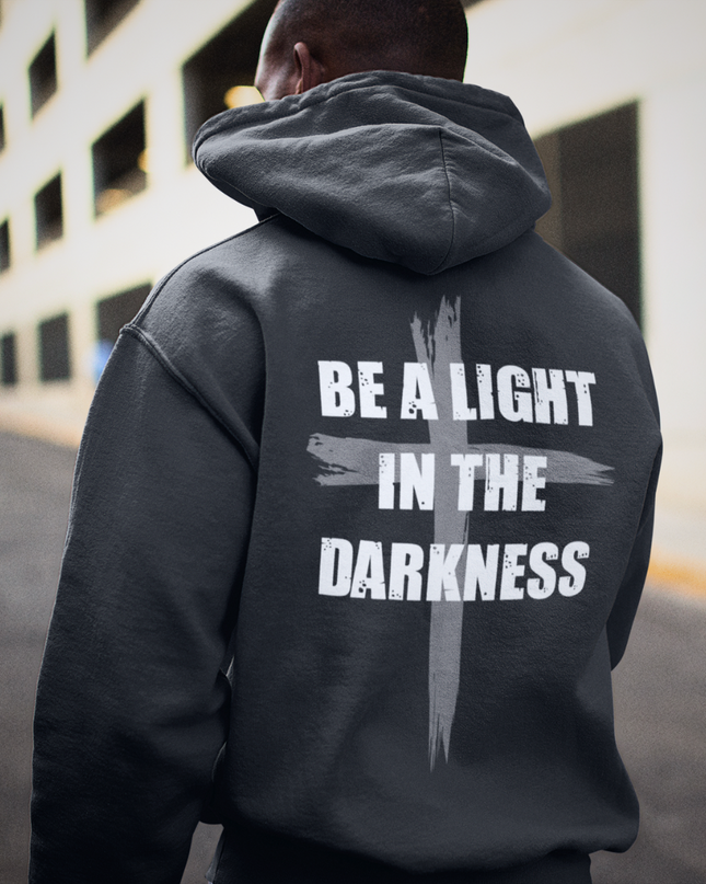 Sé una luz (estampado posterior) - Sudadera premium