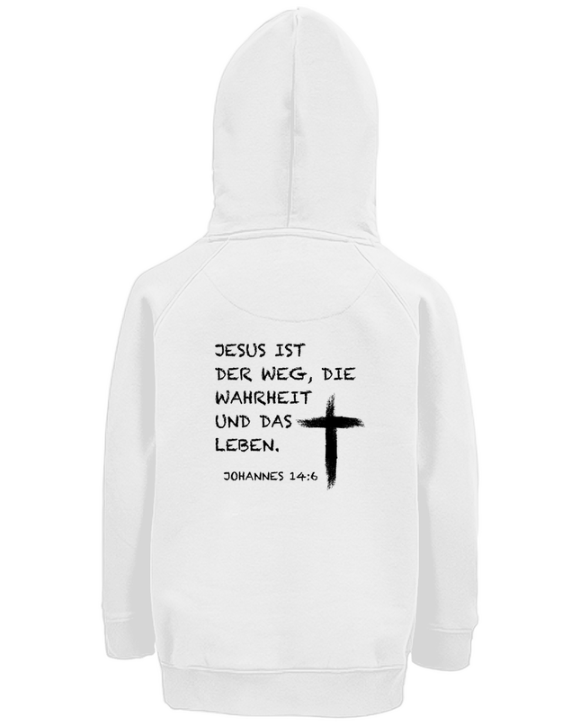 Jesus ist der Weg - Kinder Hoodie Bio