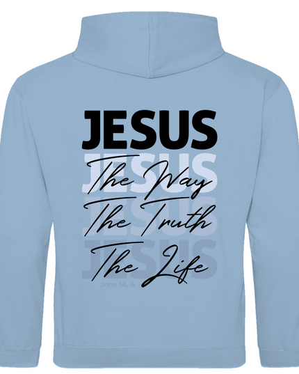 Jesus Way Truth Life - Herren Hoodie