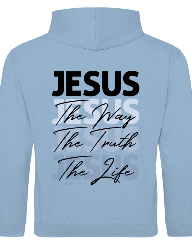 Jesus Way Truth Life - Herren Hoodie