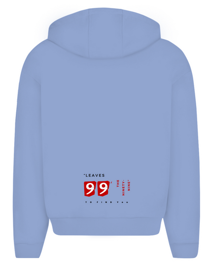 Leaves 99 - Unisex Zipper Hoodie Oversize