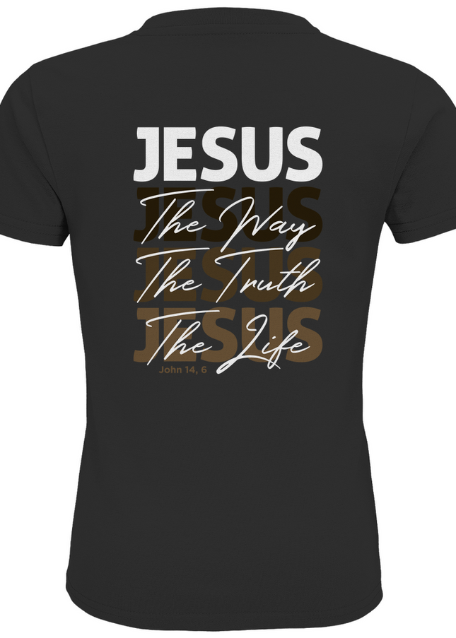 Jesus Way Truth Life - Kinder Shirt Bio