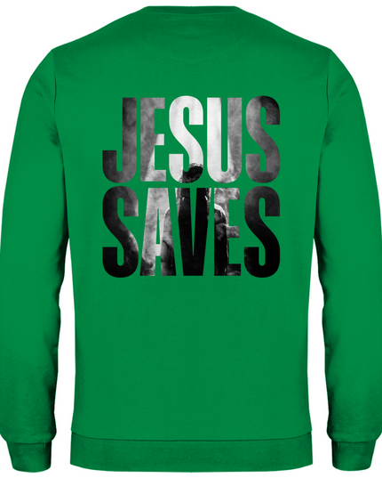 Jesus saves - Herren Sweatshirt