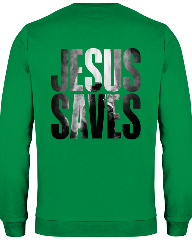 Jesus saves - Herren Sweatshirt