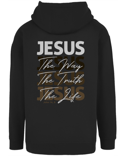 Jesus Way Truth Life - Unisex Hoodie Oversize