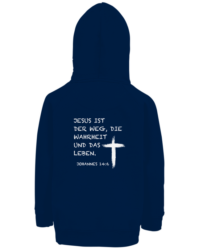 Jesus ist der Weg - Kinder Hoodie Bio