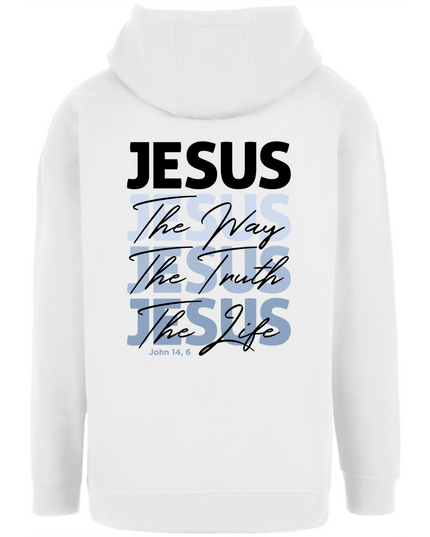 Jesus Way Truth Life - Unisex Hoodie Oversize