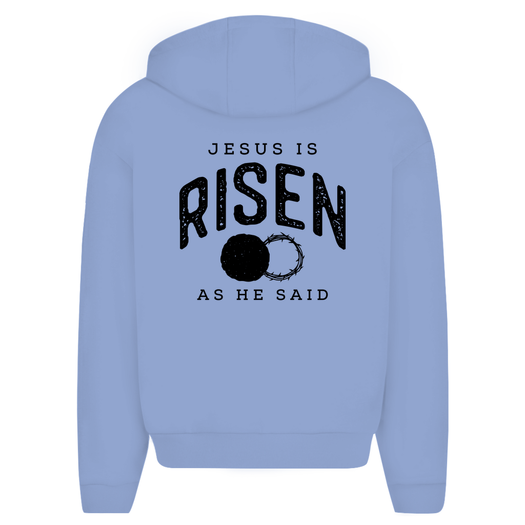 Risen - Unisex Zipper Hoodie Oversize