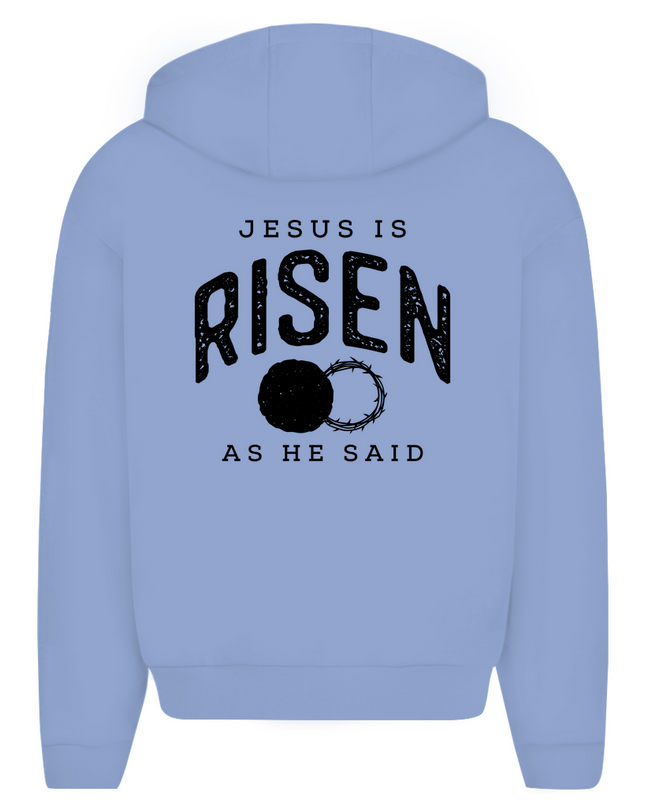 Risen - Unisex Zipper Hoodie Oversize