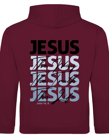 Jesus Way Truth Life - Herren Hoodie