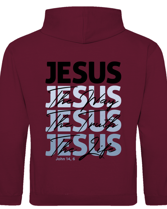 Jesus Way Truth Life - Herren Hoodie