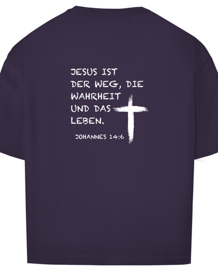Jesus ist der Weg - Unisex Shirt Oversize