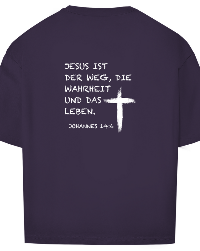 Jesus ist der Weg - Unisex Shirt Oversize