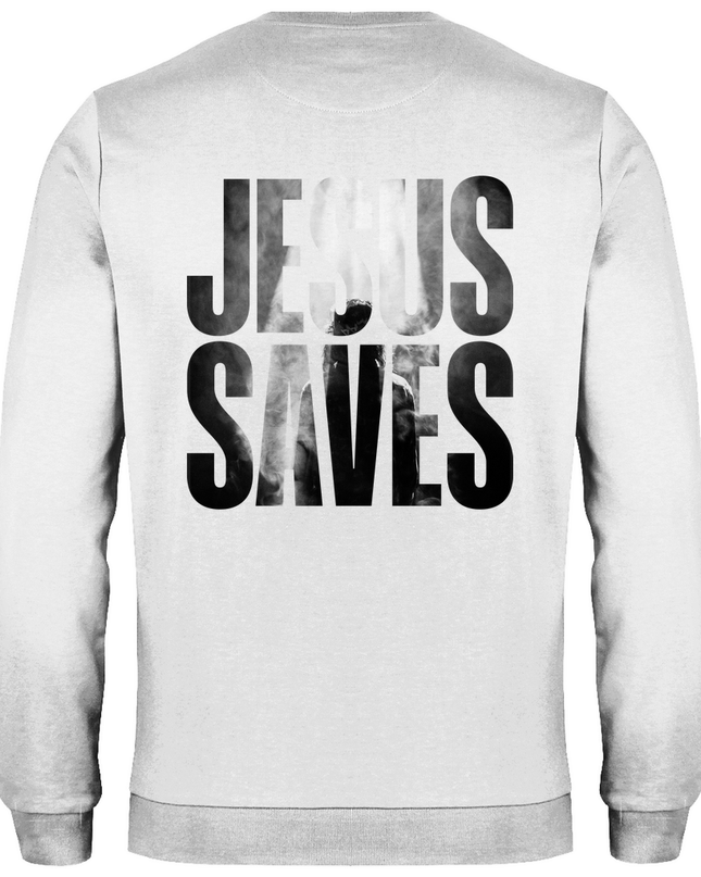 Jesus saves - Herren Sweatshirt