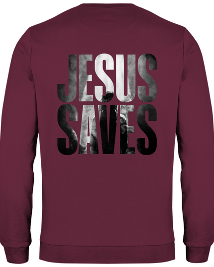 Jesus saves - Herren Sweatshirt