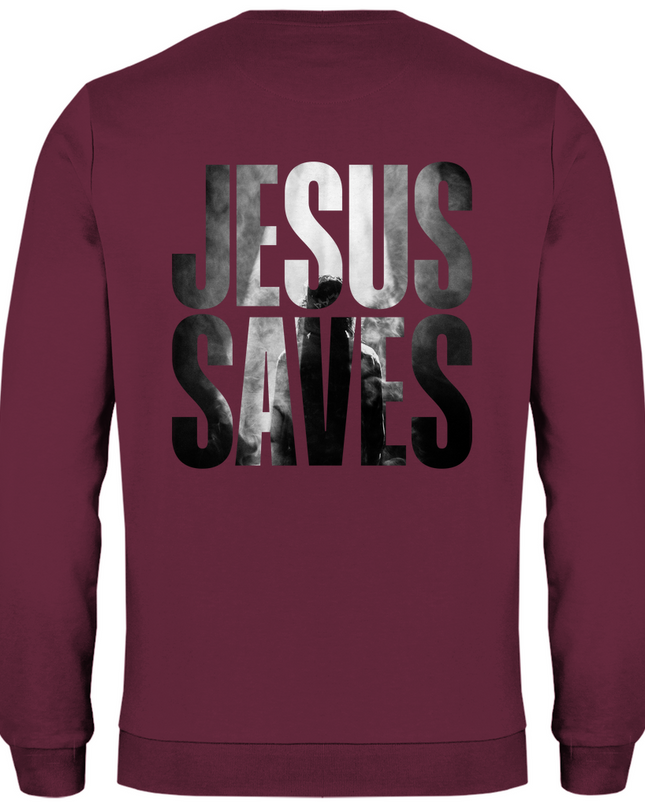Jesus saves - Herren Sweatshirt