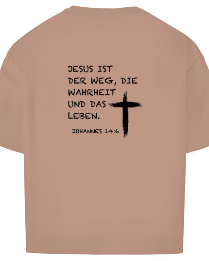 Jesus ist der Weg - Unisex Shirt Oversize