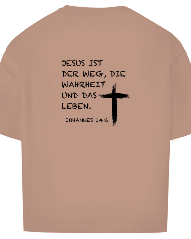 Jesus ist der Weg - Unisex Shirt Oversize