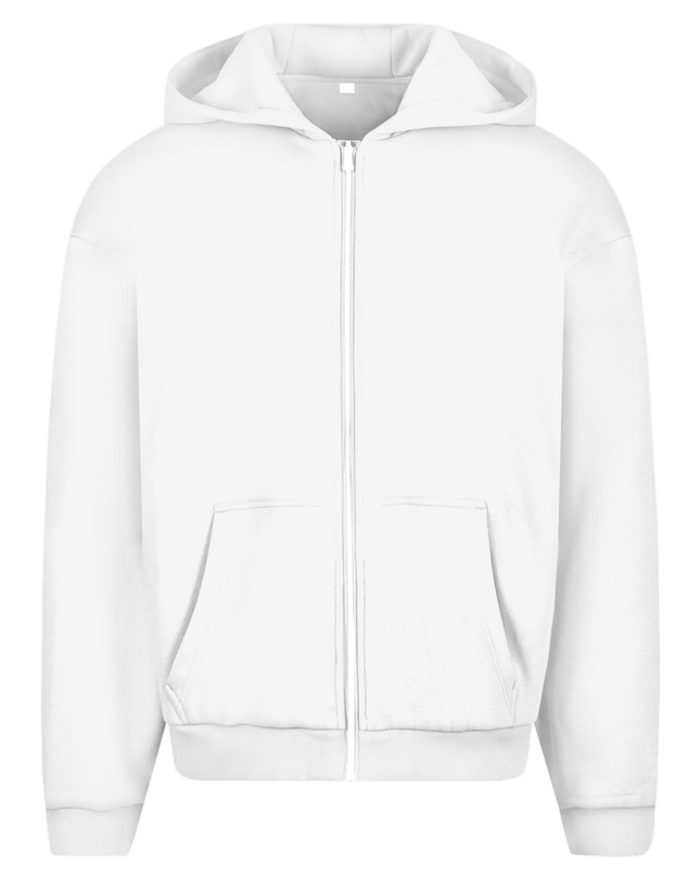 Jesus ist der Weg - Unisex Zipper Hoodie Oversize
