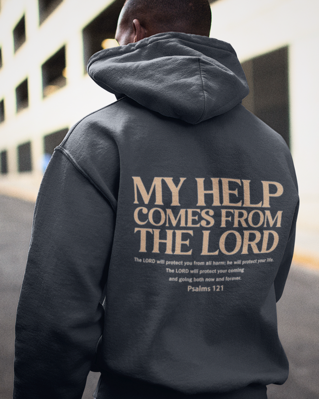 Psalm 121 (backprint) - Premium Hoodie