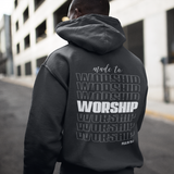 Made to Worship (backprint) - Premium Hoodie