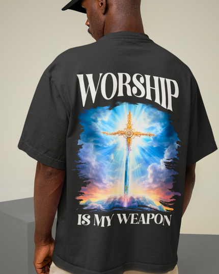 Worship (backprint) - Oversized Shirt