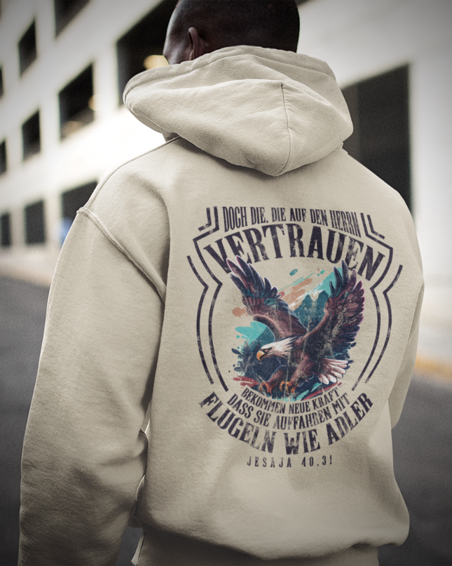 Isaiah 40:31 (backprint) - Classic Hoodie
