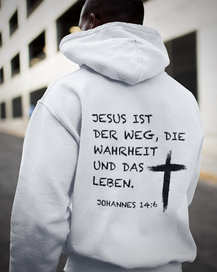 Jesus ist der Weg (backprint) - Classic Hoodie